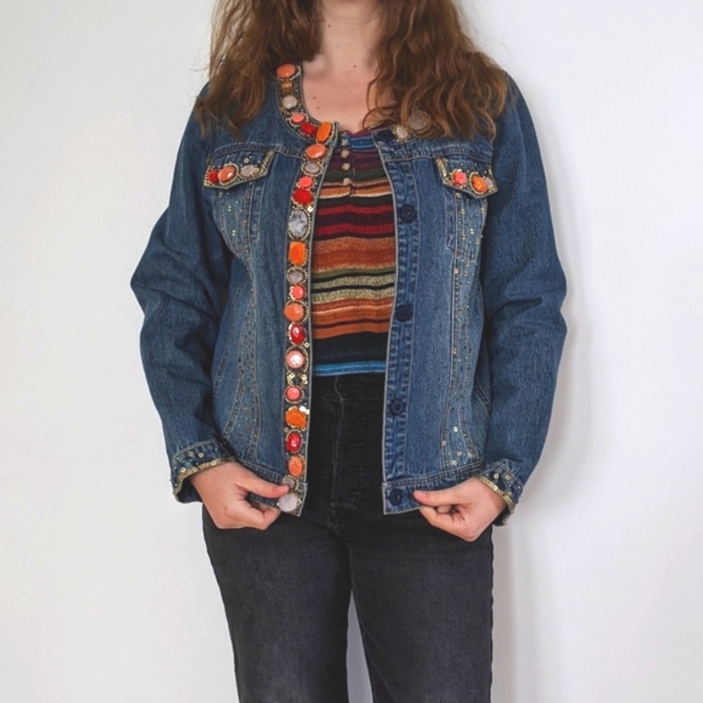 2000’s Bedazzled Jean Jacket 4 Country Music Star
